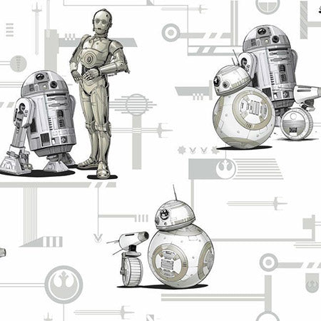 DI0947 Star Wars Droids York Wallpaper