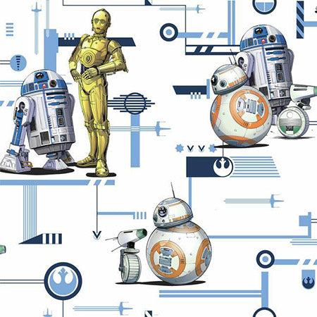 DI0948 Star Wars Droids York Wallpaper