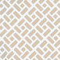 6990WP-02W EDO Beige On White Quadrille Wallpaper