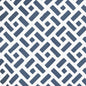 6990WP-19PV EDO Navy On White Vinyl Quadrille Wallpaper