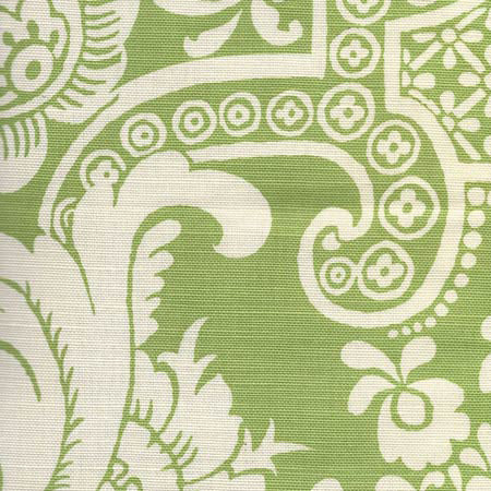 302173F ESTE REVERSE Pistachio on Tint Quadrille Fabric