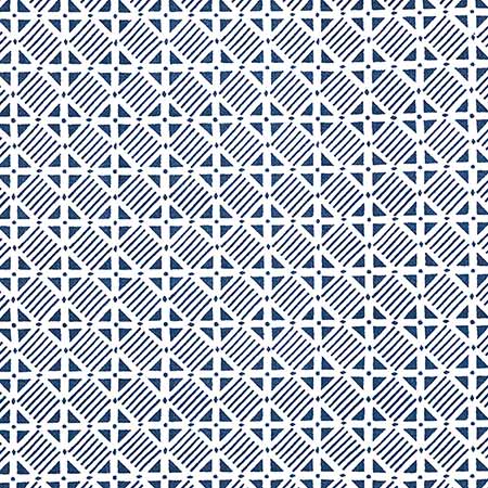 F916221 PLAZA Navy Thibaut Fabric