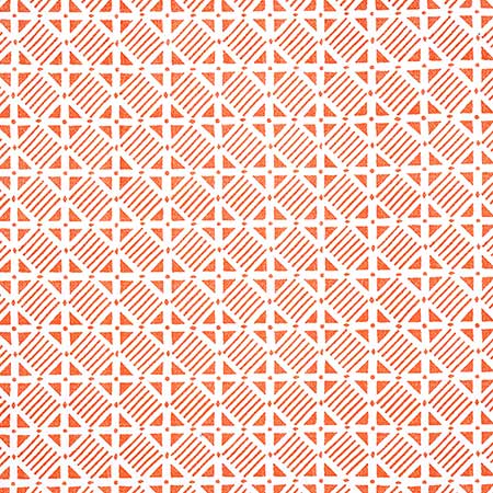 F916222 PLAZA Coral Thibaut Fabric