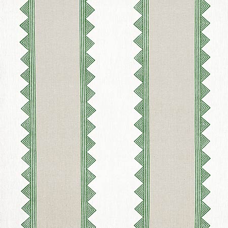 F916227 KISMET STRIPE Green Thibaut Fabric