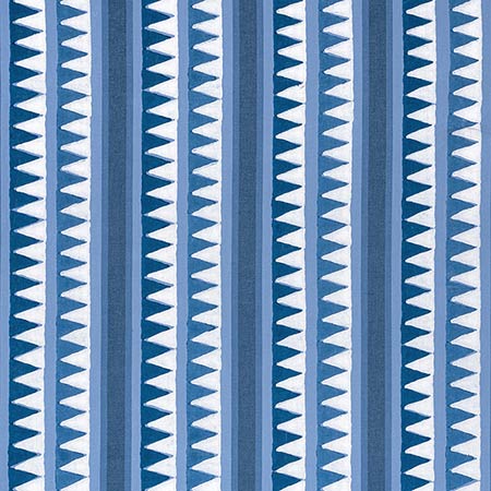 F916233 LOMITA STRIPE Blue Thibaut Fabric