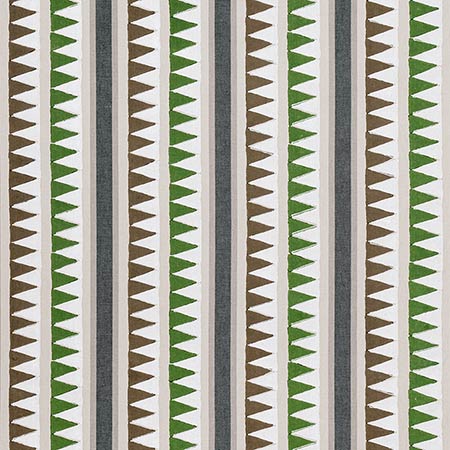 F916235 LOMITA STRIPE Black and Green Thibaut Fabric