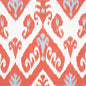 F916247 INDIES IKAT Coral Thibaut Fabric