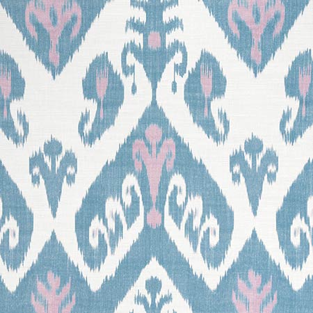 F916249 INDIES IKAT Lavender and French Blue Thibaut Fabric