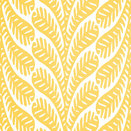 F920828 GINGER Yellow Thibaut Fabric