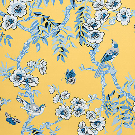 F920840 YUKIO Yellow Thibaut Fabric