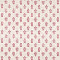 F936406 CORWIN Raspberry on Natural Thibaut Fabric