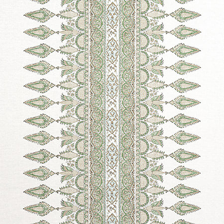 F936412 AKOLA STRIPE Green Thibaut Fabric