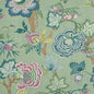 F936416 INDIENNE JACOBEAN Green Thibaut Fabric