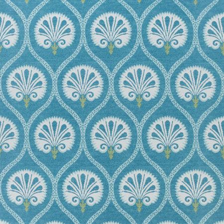 F985020 KIMBERLY Teal Thibaut Fabric