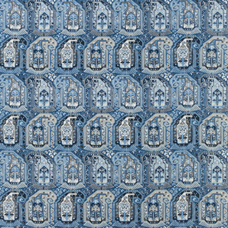 F985022 GLENIFFER Blue,Beige Thibaut Fabric