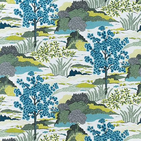 F985040 DAINTREE Bluemoon Thibaut Fabric