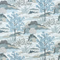 F985043 DAINTREE Aqua Thibaut Fabric