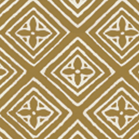 2490-26WP FIORENTINA Gold On Off White Quadrille Wallpaper