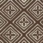 2490-52WP FIORENTINA Brown On Almost White Quadrille Wallpaper