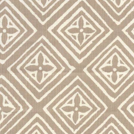 2490-14 FIORENTINA Greige on Tint Quadrille Fabric