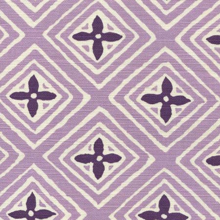 2500-16 FIORENTINA TWO COLOR Lavender Purple Quadrille Fabric