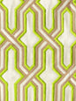6300EM-22 GORRIVAN FRETWORK Asperge Taupe Custom Only Quadrille Fabric