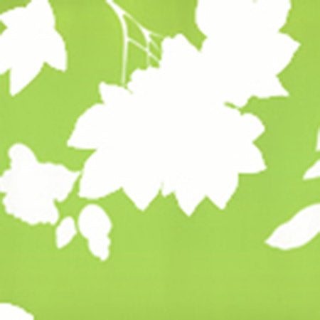 306186W HAPPY GARDEN BACKGROUND Jungle Green On White Quadrille Wallpaper