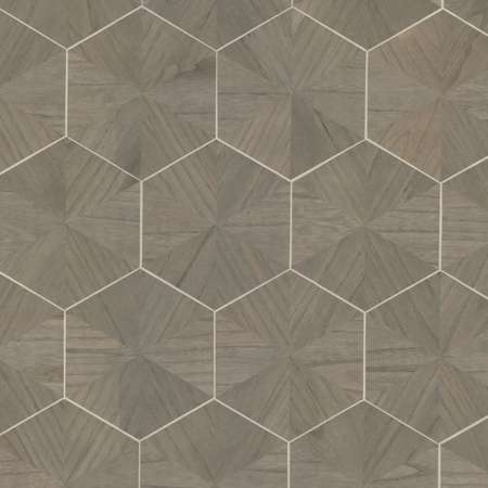 HO2102GV Hexagram Wood Veneer York Wallpaper