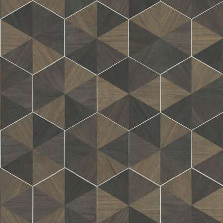 HO2103GV Hexagram Wood Veneer York Wallpaper