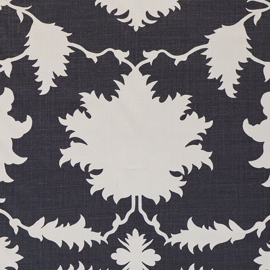 175035 GARDEN OF PERSIA Charcoal Schumacher Fabric