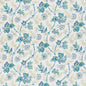 177681 EMPEROR'S VINE Peacock Schumacher Fabric