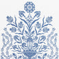 178090 IZNIK SHEER Blue Schumacher Fabric