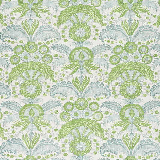 178101 CALICUT Leaf Schumacher Fabric