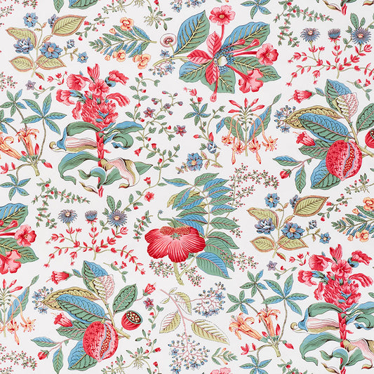 178121 POMEGRANATE BOTANICAL Document Schumacher Fabric