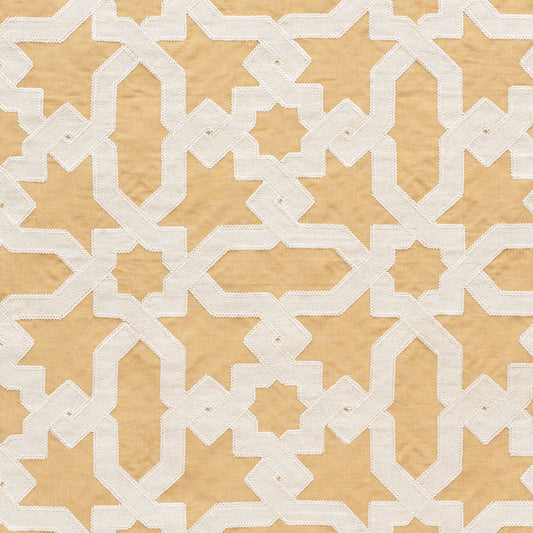 67575 CORDOBA EMBROIDERY Ochre Schumacher Fabric