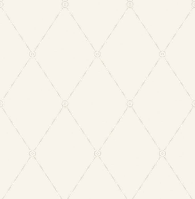 100/13060-CS LARGE GEORGIAN ROPE TRELLIS Ivory Cole & Son Wallpaper