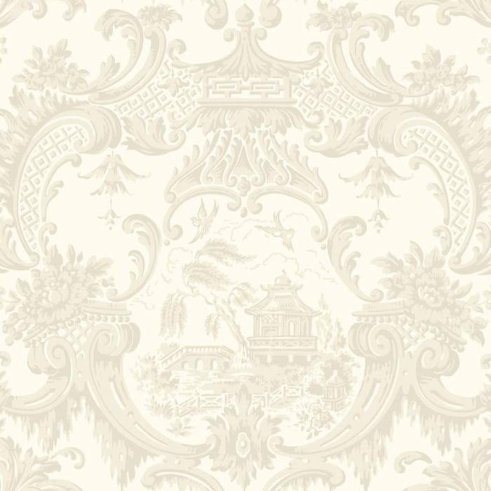 100/3010-CS CHIPPENDALE CHINA Ivory Cole & Son Wallpaper