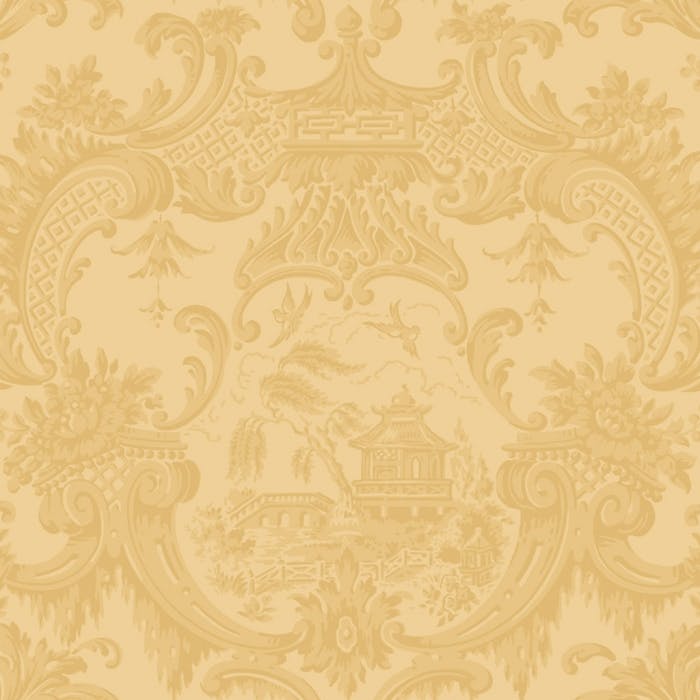 100/3014-CS CHIPPENDALE CHINA Yellow Cole & Son Wallpaper