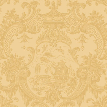 100/3014-CS CHIPPENDALE CHINA Yellow Cole & Son Wallpaper