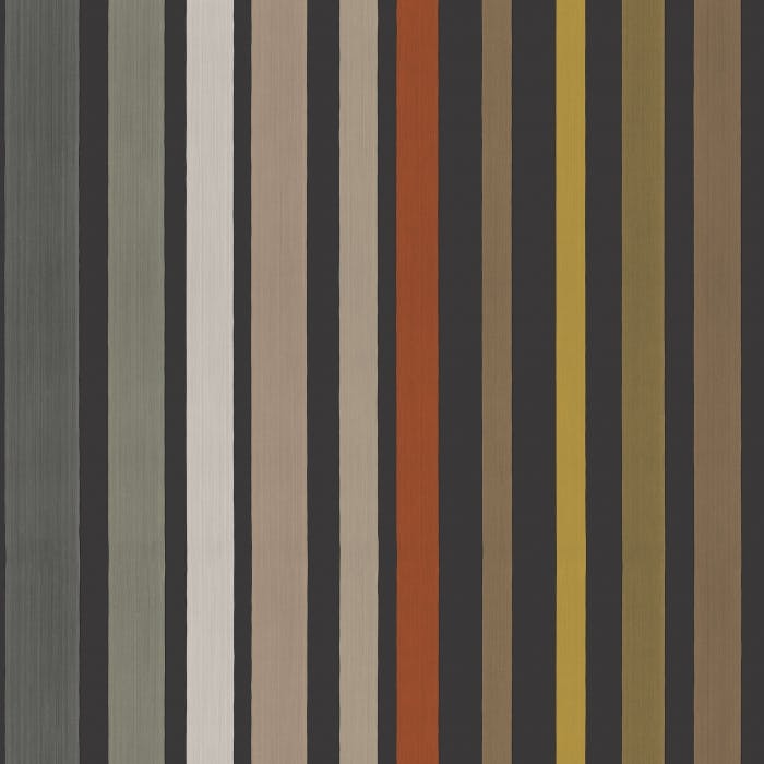 108/6031-CS CAROUSEL STRIPE Charcoal Cole & Son Wallpaper