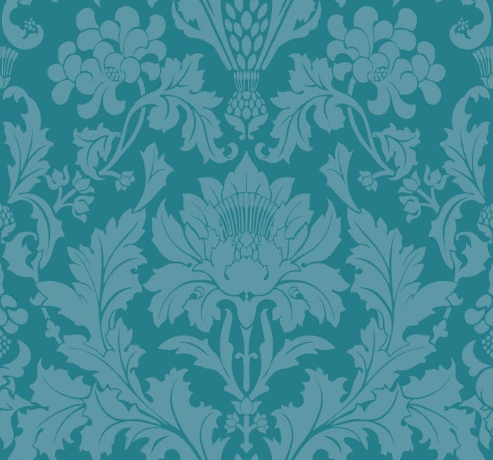 108/7033-CS FONTEYN Teal Cole & Son Wallpaper