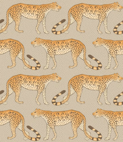 109/2010-CS LEOPARD WALK Stone Orange Cole & Son Wallpaper