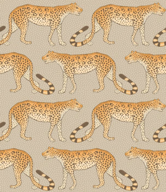 109/2010-CS LEOPARD WALK Stone Orange Cole & Son Wallpaper