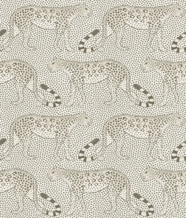 109/2011-CS LEOPARD WALK Black White Cole & Son Wallpaper