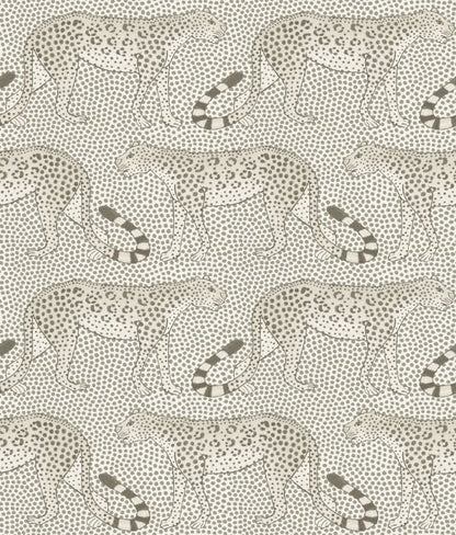 109/2011-CS LEOPARD WALK Black White Cole & Son Wallpaper