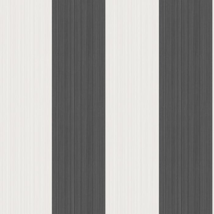 110/4025-CS JASPE STRIPE Black + White Cole & Son Wallpaper