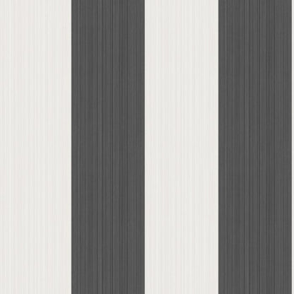 110/4025-CS JASPE STRIPE Black + White Cole & Son Wallpaper