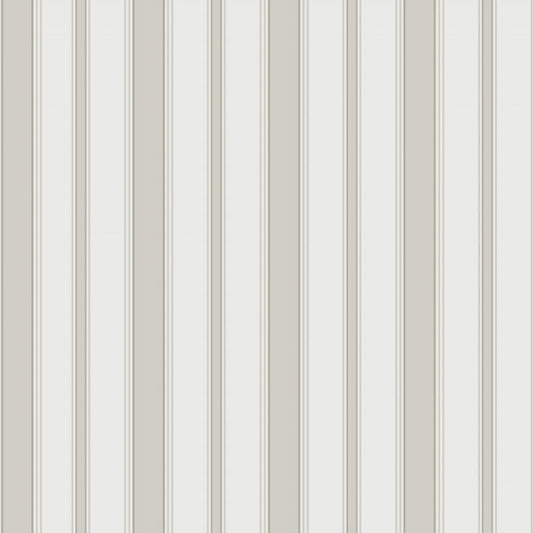 110/8040-CS CAMBRIDGE STRIPE Stone+White Cole & Son Wallpaper