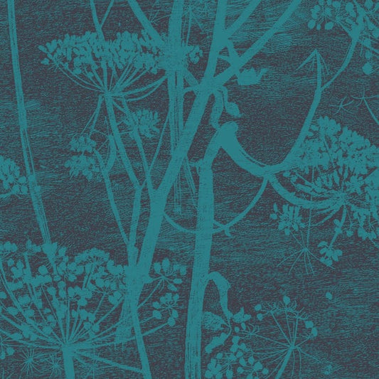 112/8030-CS COW PARSLEY Teal Cole & Son Wallpaper