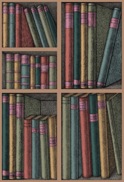 114/5010-CS EX LIBRIS Forest Cole & Son Wallpaper